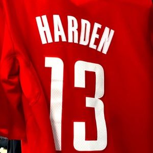 James Harden shoot around jersey